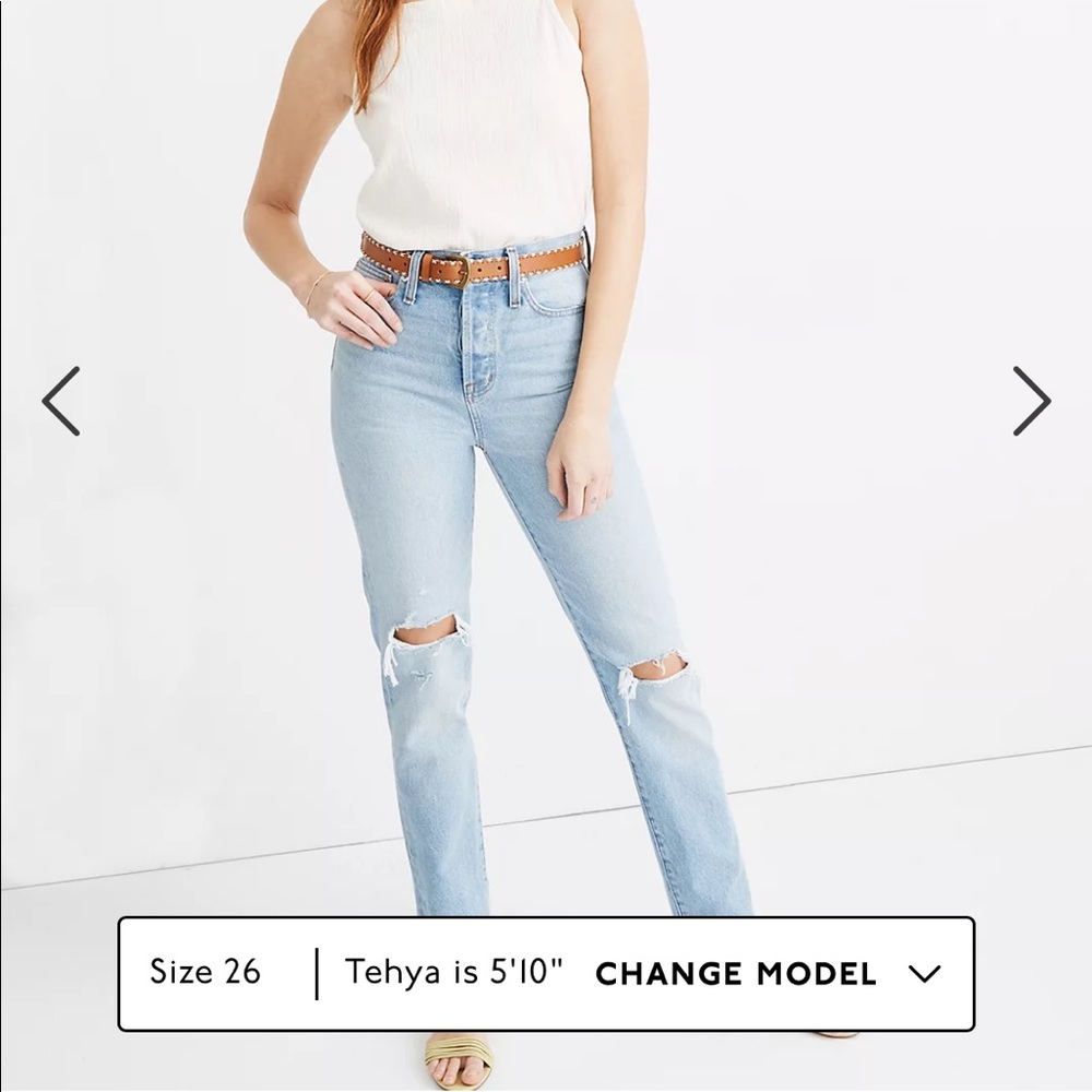 Madewell classic straight jean